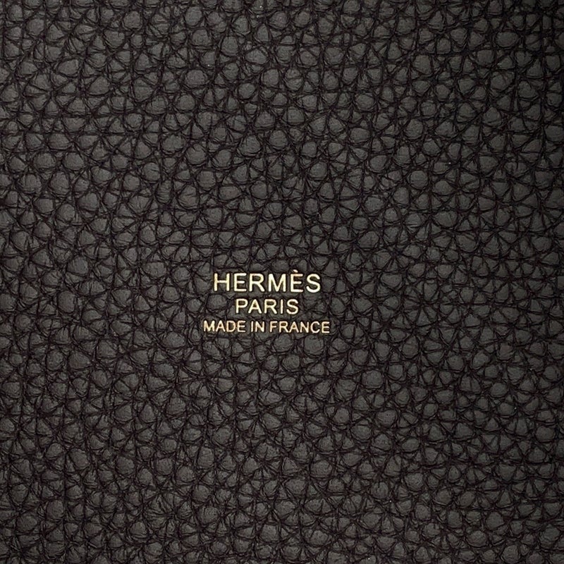 エルメス ハンドバッグ ピコタンロックPM プルノワール/ゴールド金具 トリヨンクレマンス W刻印