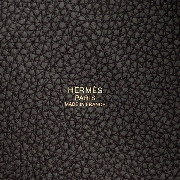 エルメス ハンドバッグ ピコタンロックPM プルノワール/ゴールド金具 トリヨンクレマンス W刻印