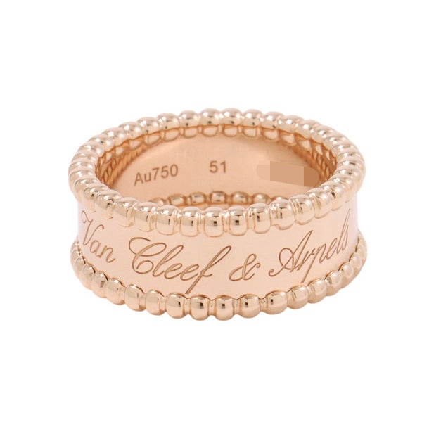 ヴァンクリーフ&アーペル リング ペルレ シニアチュール リング K18PG リングサイズ51 VCARN32400/VCARN32451