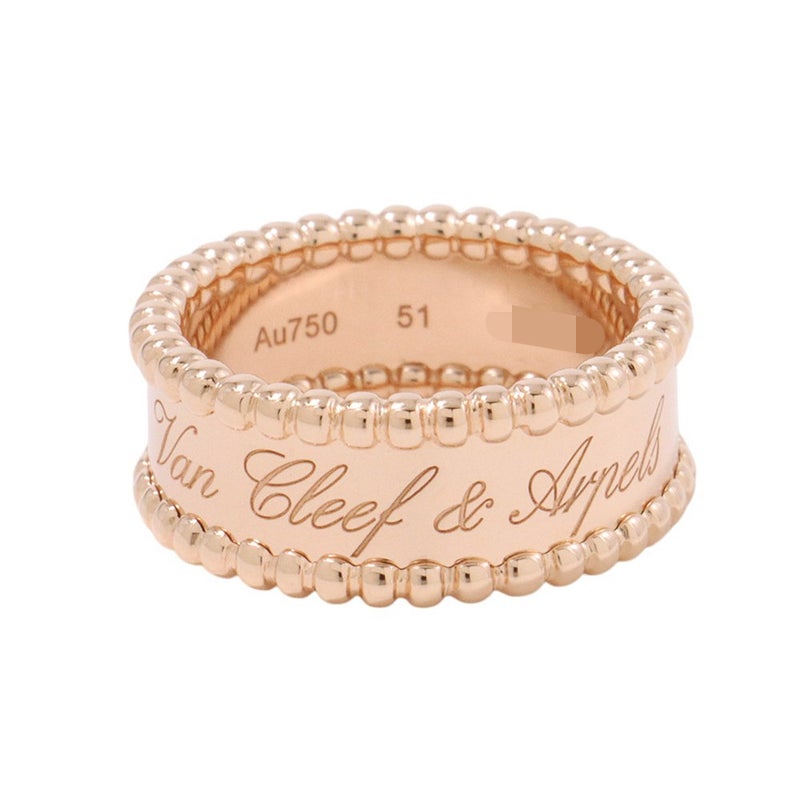 ヴァンクリーフ&アーペル リング ペルレ シニアチュール リング K18PG リングサイズ51 VCARN32400/VCARN32451