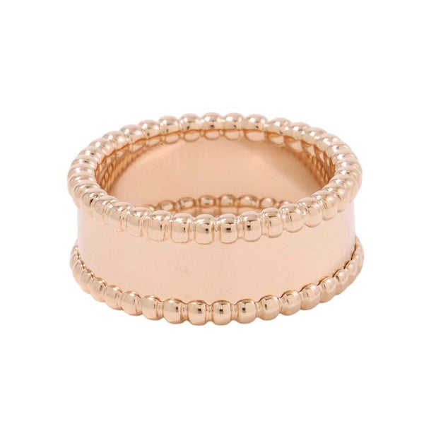 ヴァンクリーフ&アーペル リング ペルレ シニアチュール リング K18PG リングサイズ51 VCARN32400/VCARN32451