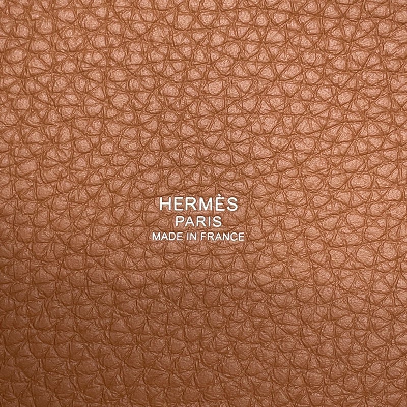 エルメス ハンドバッグ ピコタンロックPM ゴールド/シルバー金具 トリヨンクレマンス K刻印