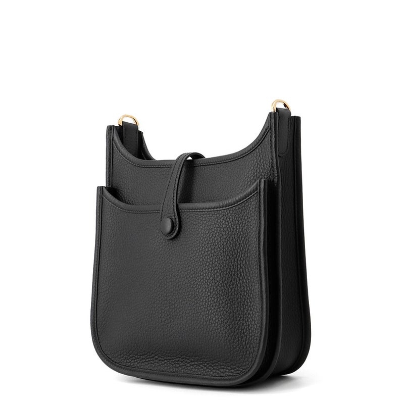 エルメス ショルダーバッグ エブリン3 23 ブラック/ゴールド金具 トリヨンクレマンス G刻印 黒