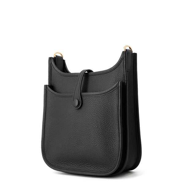 エルメス ショルダーバッグ エブリン3 23 ブラック/ゴールド金具 トリヨンクレマンス G刻印 黒