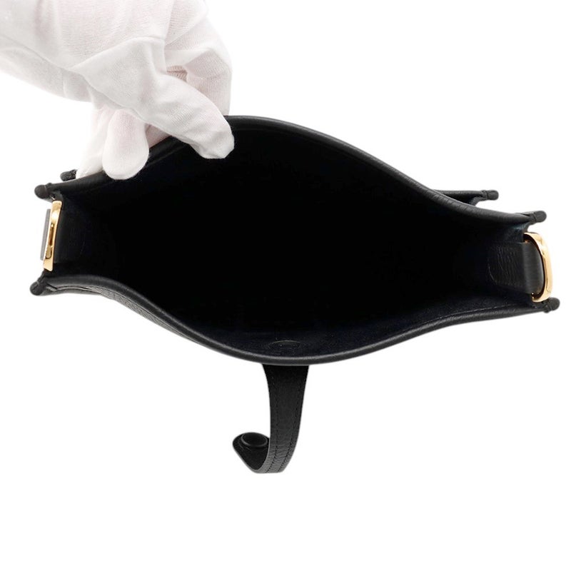 エルメス ショルダーバッグ エブリン3 23 ブラック/ゴールド金具 トリヨンクレマンス G刻印 黒