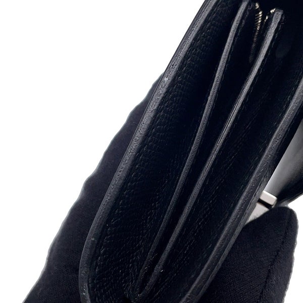 エルメス 財布 コンスタンス コンパクト ブラック/シルバー金具 エプソン □N刻印 HERMES 財布 黒