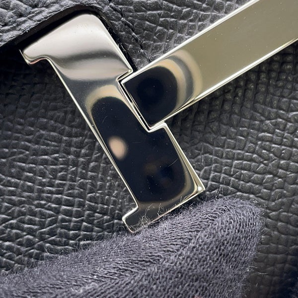 エルメス 財布 コンスタンス コンパクト ブラック/シルバー金具 エプソン □N刻印 HERMES 財布 黒