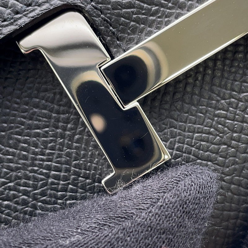 エルメス 財布 コンスタンス コンパクト ブラック/シルバー金具 エプソン □N刻印 HERMES 財布 黒