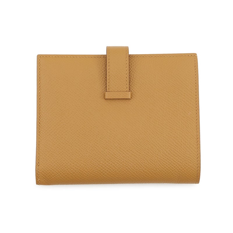エルメス 二つ折り財布 ベアンコンパクト セサミ/ゴールド金具 エプソン W刻印 財布