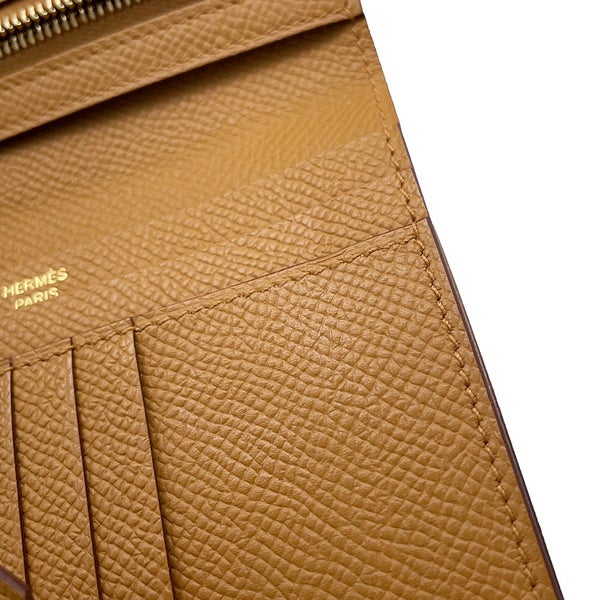 エルメス 二つ折り財布 ベアンコンパクト セサミ/ゴールド金具 エプソン W刻印 財布