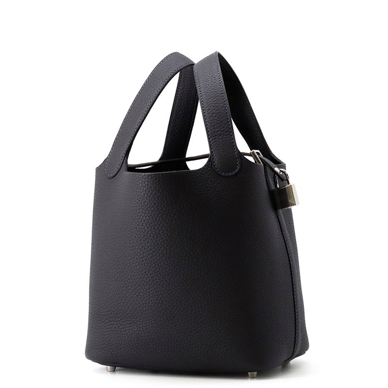 エルメス ハンドバッグ ピコタンロックPM キャバン/シルバー金具 トリヨンクレマンス K刻印