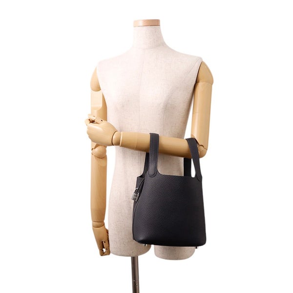 エルメス ハンドバッグ ピコタンロックPM キャバン/シルバー金具 トリヨンクレマンス K刻印