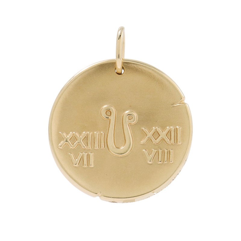 ヴァンクリ ペンダントトップ ゾディアック メダル レオニス K18YGイエローゴールド VCARP7SO00 獅子座 星座 ジュエリー