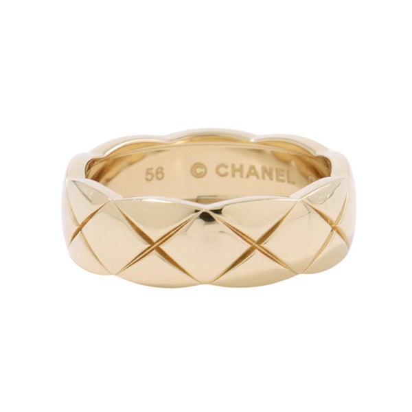 シャネル リング ココクラッシュ コレクション ミディアムモデル MM K18YGイエローゴールド リングサイズ56 J10571 ジュエリー