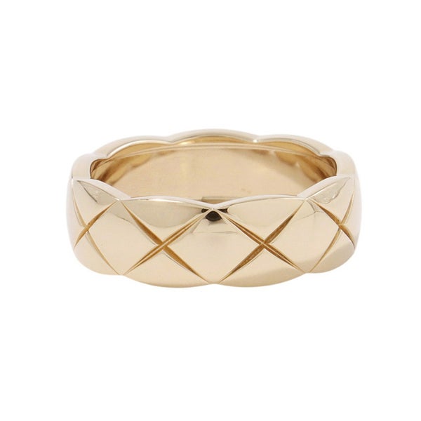 シャネル リング ココクラッシュ コレクション ミディアムモデル MM K18YGイエローゴールド リングサイズ56 J10571 ジュエリー