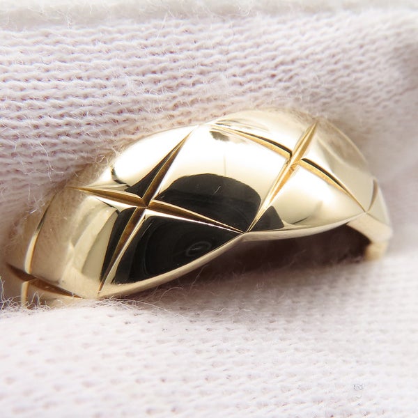 シャネル リング ココクラッシュ コレクション ミディアムモデル MM K18YGイエローゴールド リングサイズ56 J10571 ジュエリー