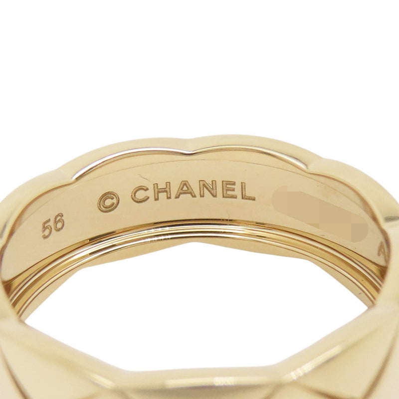 シャネル リング ココクラッシュ コレクション ミディアムモデル MM K18YGイエローゴールド リングサイズ56 J10571 ジュエリー