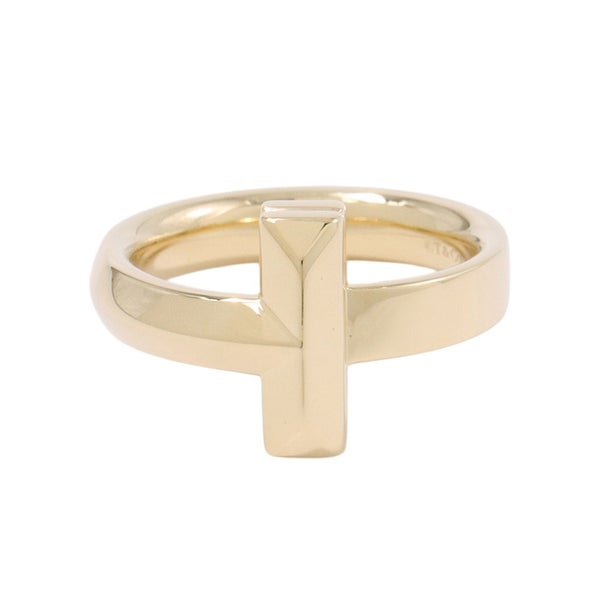 ティファニー リング Tワン リング K18YGイエローゴールド リングサイズ約15号 Tiffany&Co. 指輪 ジュエリー