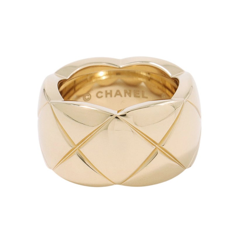 シャネル リング ココクラッシュ コレクション ラージモデル K18YGイエローゴールド リングサイズ48 J10574 ジュエリー