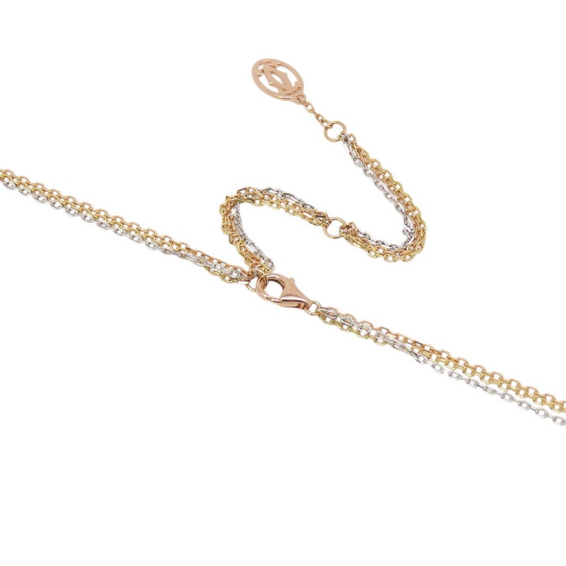 カルティエ ネックレス トリニティ スリーカラー チェーン ネックレス K18YG/K18PG/K18WG B7058800 Cartier