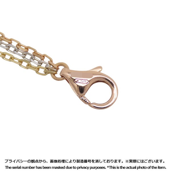 カルティエ ネックレス トリニティ スリーカラー チェーン ネックレス K18YG/K18PG/K18WG B7058800 Cartier