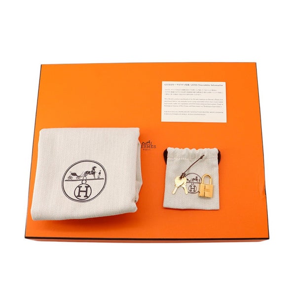 エルメス ハンドバッグ ピコタンロックMM ブラック/ゴールド金具 トリヨンクレマンス/アリゲーターマット Y刻印 黒