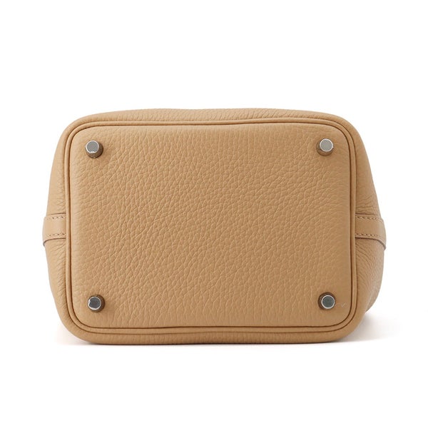 エルメス ハンドバッグ ピコタンロックPM ビスキュイ/シルバー金具 トリヨンクレマンス K刻印