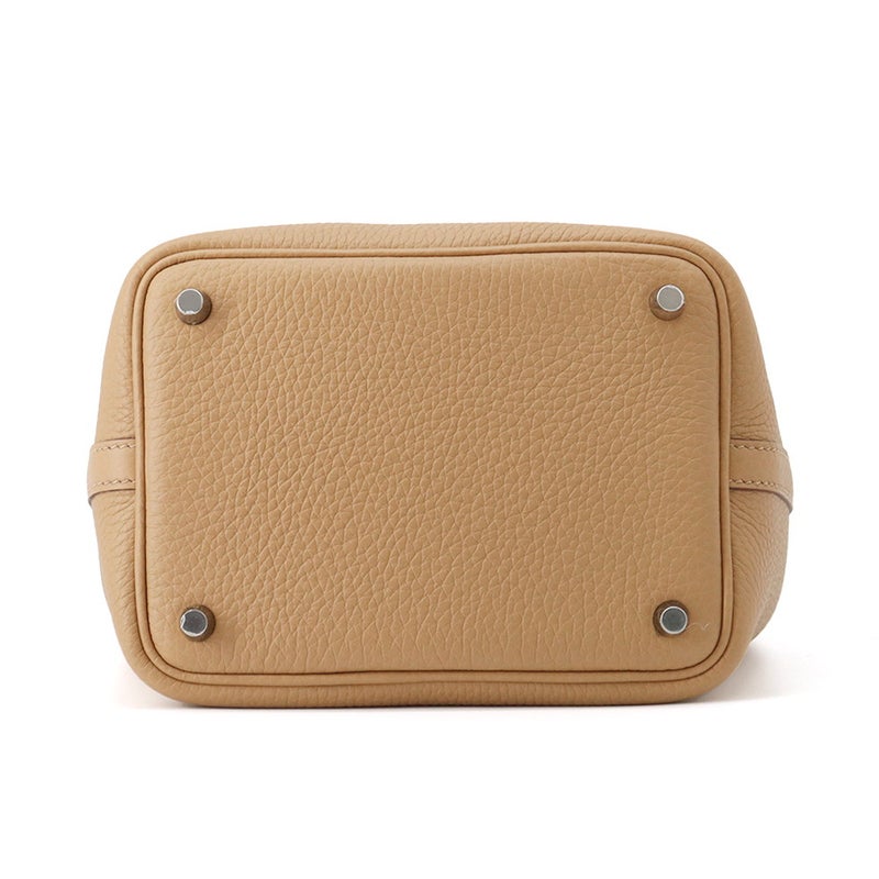 エルメス ハンドバッグ ピコタンロックPM ビスキュイ/シルバー金具 トリヨンクレマンス K刻印