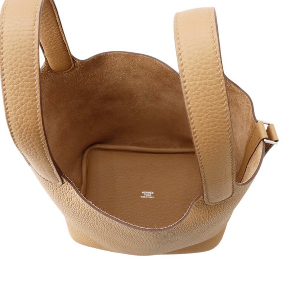 エルメス ハンドバッグ ピコタンロックPM ビスキュイ/シルバー金具 トリヨンクレマンス K刻印