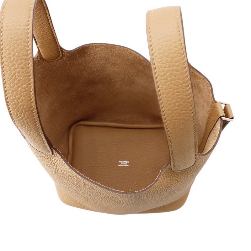 エルメス ハンドバッグ ピコタンロックPM ビスキュイ/シルバー金具 トリヨンクレマンス K刻印