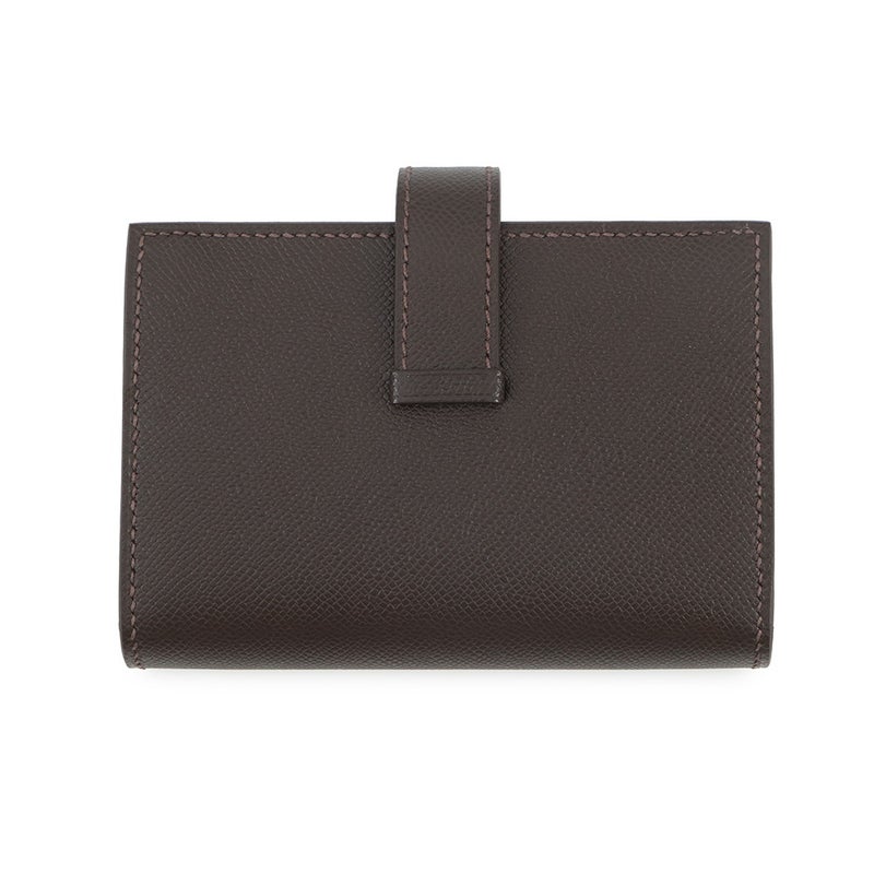 エルメス カードケース ベアン ミニ 小銭入れ付き バイブルン/ゴールド金具 ヴォーマダム G刻印