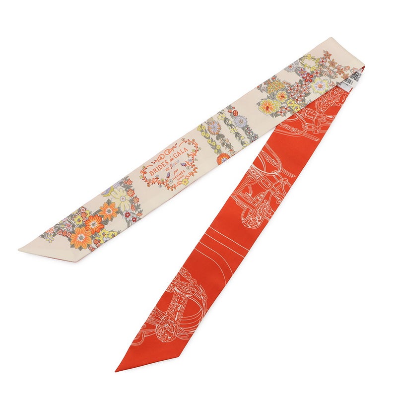 エルメス スカーフ ツイリー ブリッド・ドゥ・ガラ・アン・フルール&アイライナー Brides de Gala en fleurs HERMES シルク 2025年春夏