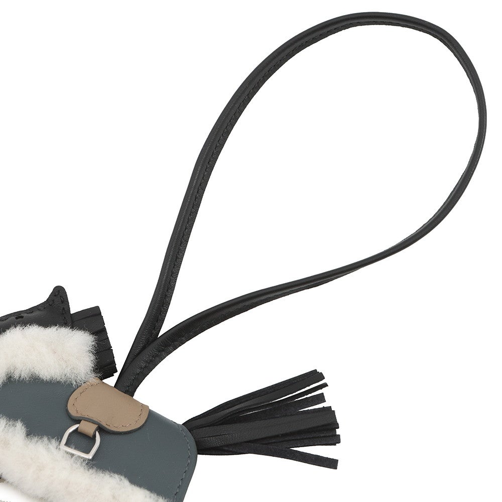 エルメス バッグチャーム ロデオPM ロベオ プラッシュ ブラック