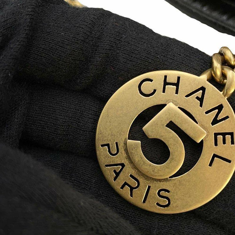 シャネル チェーンショルダーバッグ マトラッセ ココマーク シャイニークランプルカーフレザー AS4322 CHANEL 2way 黒