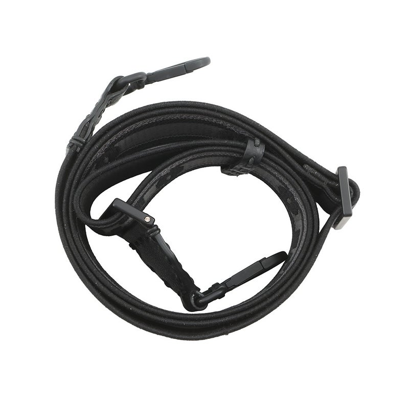 フェンディ ショルダーストラップ ストラップユー FFロゴ キャンバス レザー 8AV444 FENDI 黒