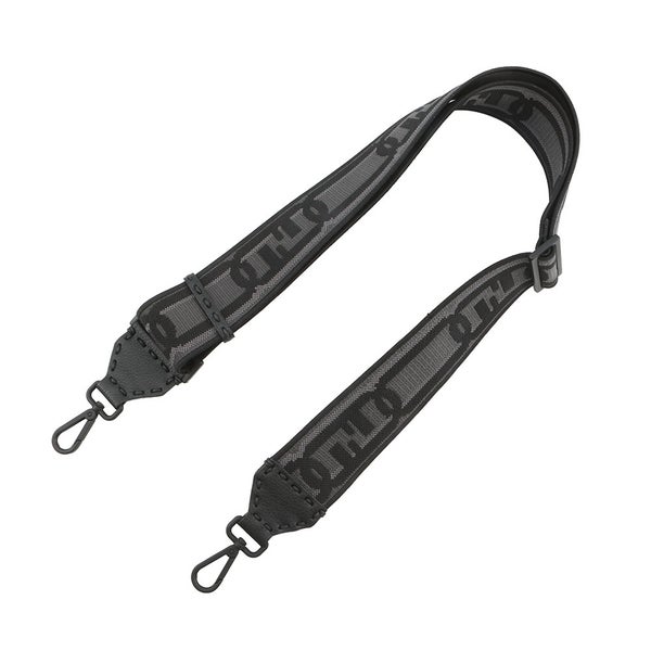 フェンディ ショルダーストラップ ストラップユー FFロゴ キャンバス レザー 8AV444 FENDI 黒