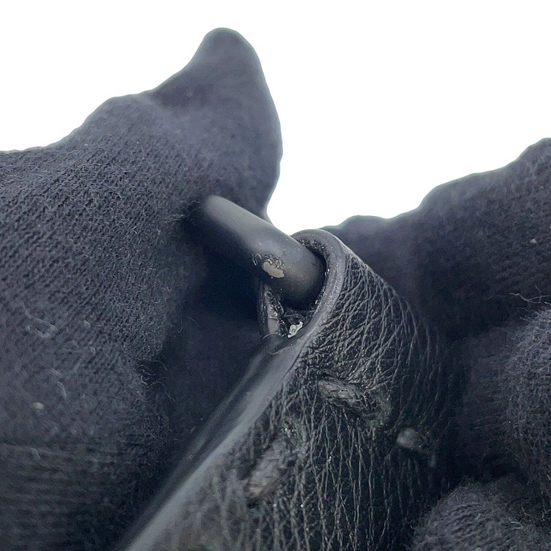 フェンディ ショルダーストラップ ストラップユー FFロゴ キャンバス レザー 8AV444 FENDI 黒