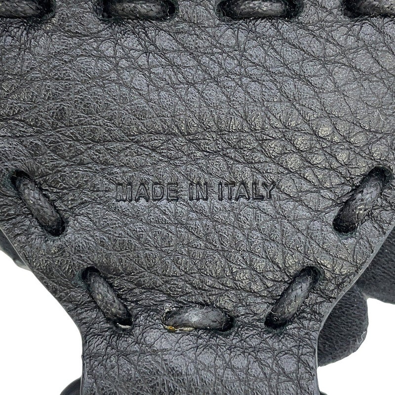 フェンディ ショルダーストラップ ストラップユー FFロゴ キャンバス レザー 8AV444 FENDI 黒