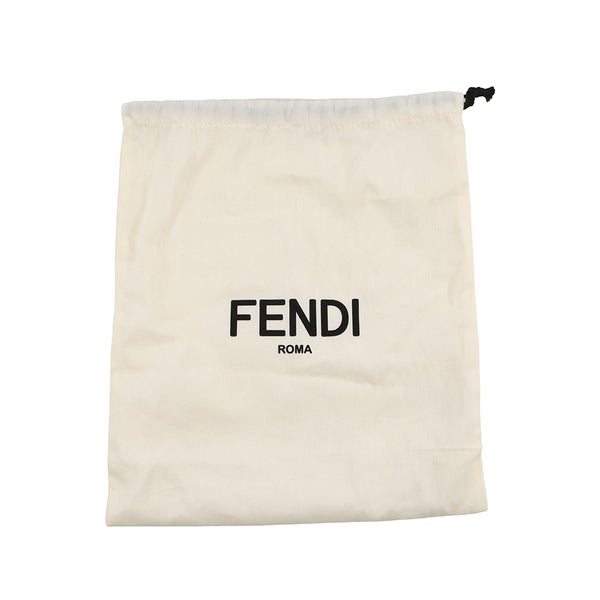 フェンディ ショルダーストラップ ストラップユー FFロゴ キャンバス レザー 8AV444 FENDI 黒