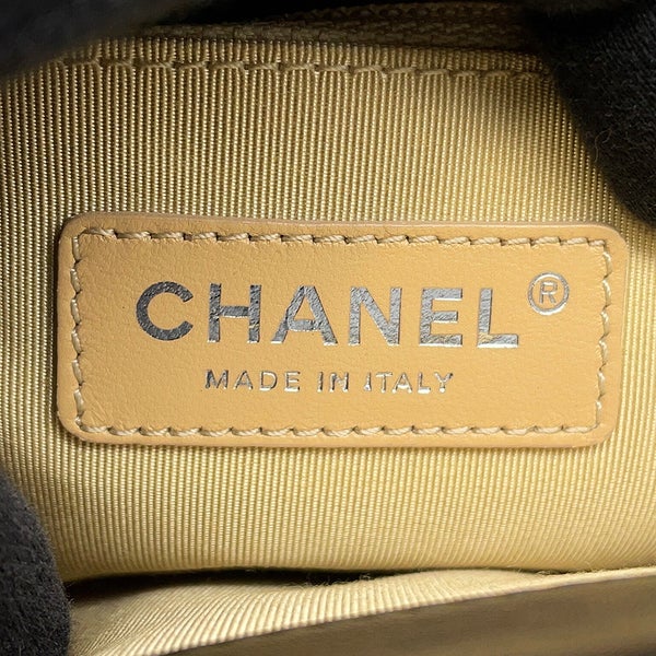 シャネル チェーンショルダーバッグ ボーイシャネル エナメル CHANEL バッグ 黒