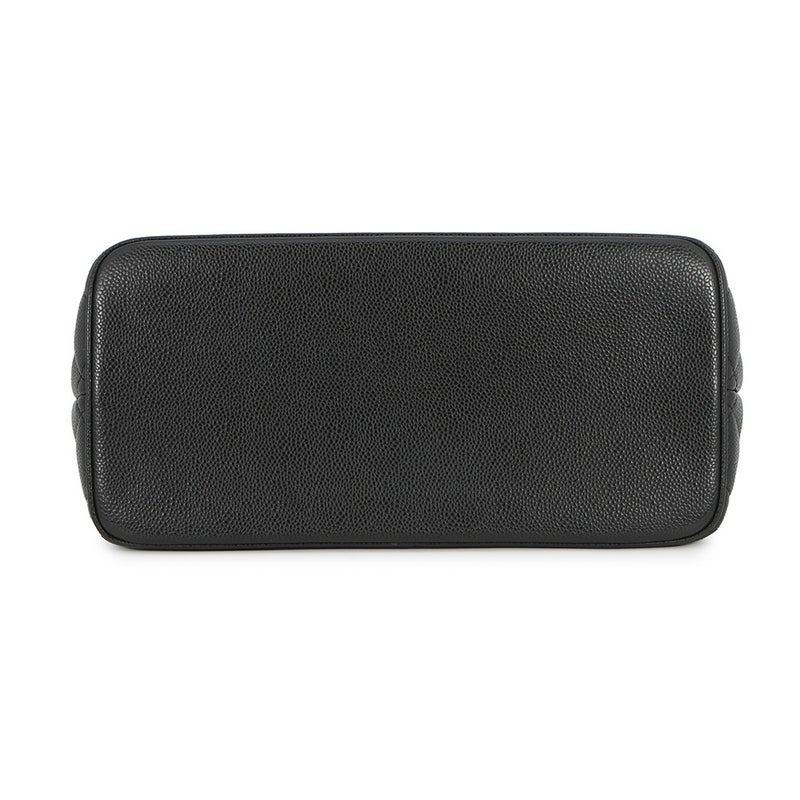シャネル トートバッグ 復刻トート ココマーク マトラッセ キルティング キャビアスキン A01804 CHANEL 黒