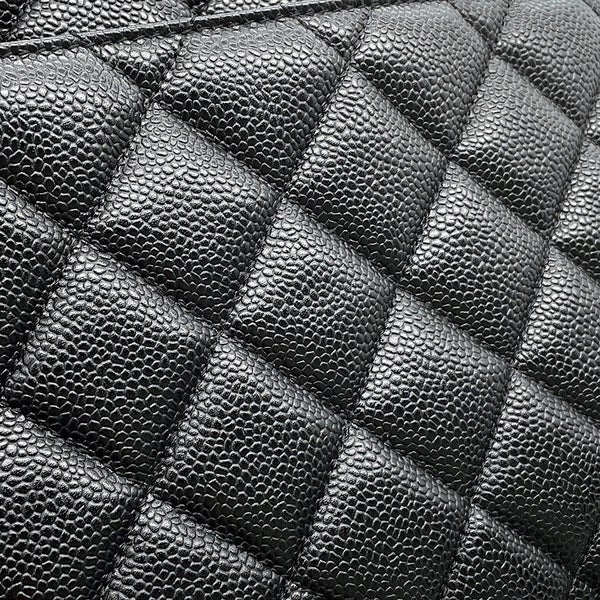 シャネル トートバッグ 復刻トート ココマーク マトラッセ キルティング キャビアスキン A01804 CHANEL 黒