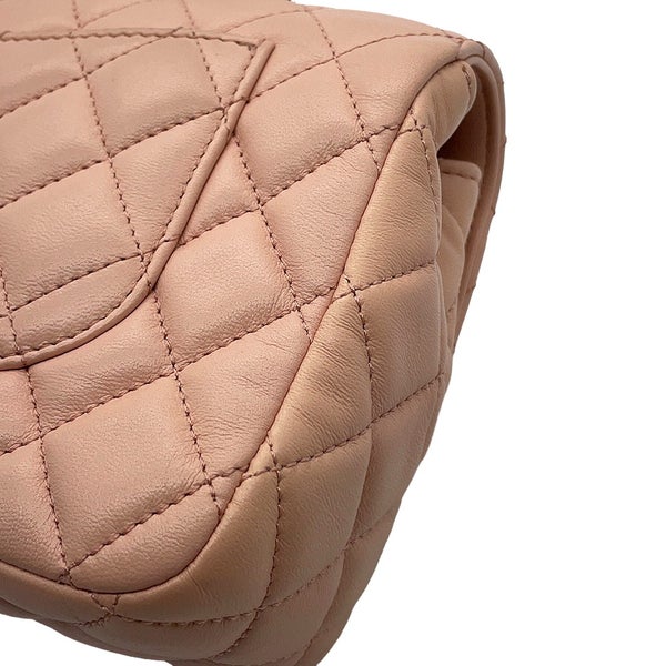 シャネル チェーンショルダーバッグ トップハンドル マトラッセ ココマーク ラムスキン AS4408 CHANEL