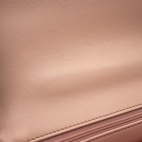 シャネル チェーンショルダーバッグ トップハンドル マトラッセ ココマーク ラムスキン AS4408 CHANEL