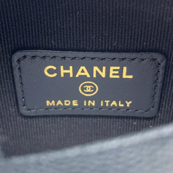 シャネル チェーンショルダーバッグ マトラッセ ミニ ココマーク キャビアスキン AP4744 CHANEL ミニバッグ 黒