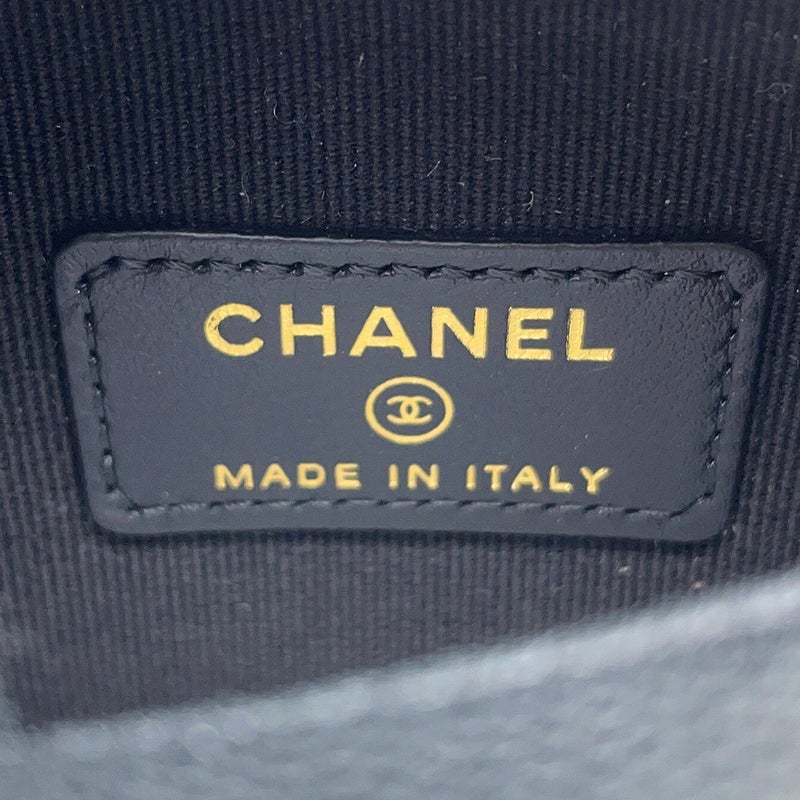 シャネル チェーンショルダーバッグ マトラッセ ミニ ココマーク キャビアスキン AP4744 CHANEL ミニバッグ 黒