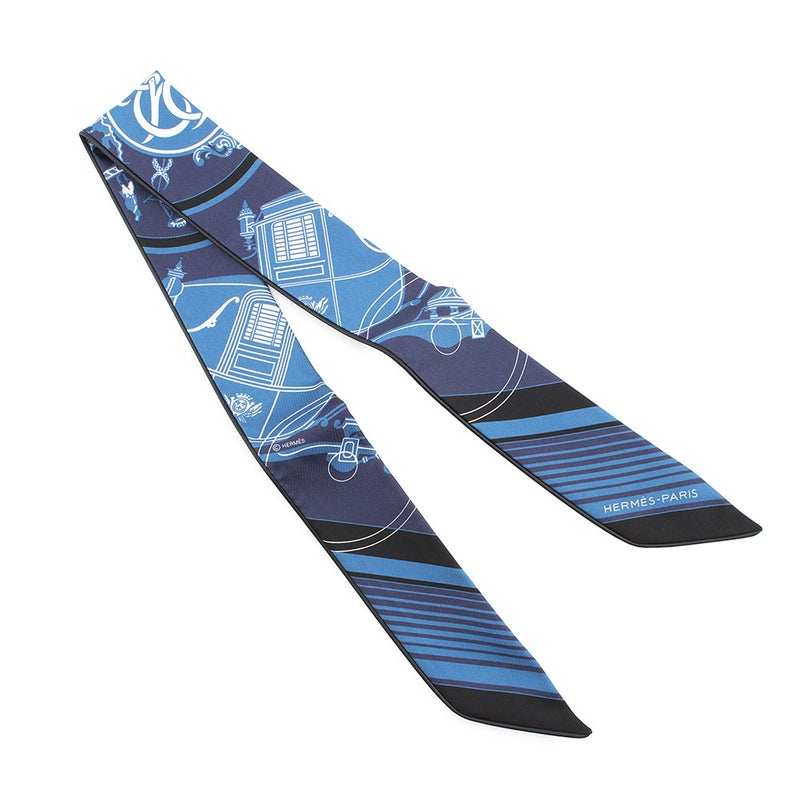 エルメス スカーフ ツイリー エクスリブリス Ex-Libris レザー HERMES シルク 2025春夏