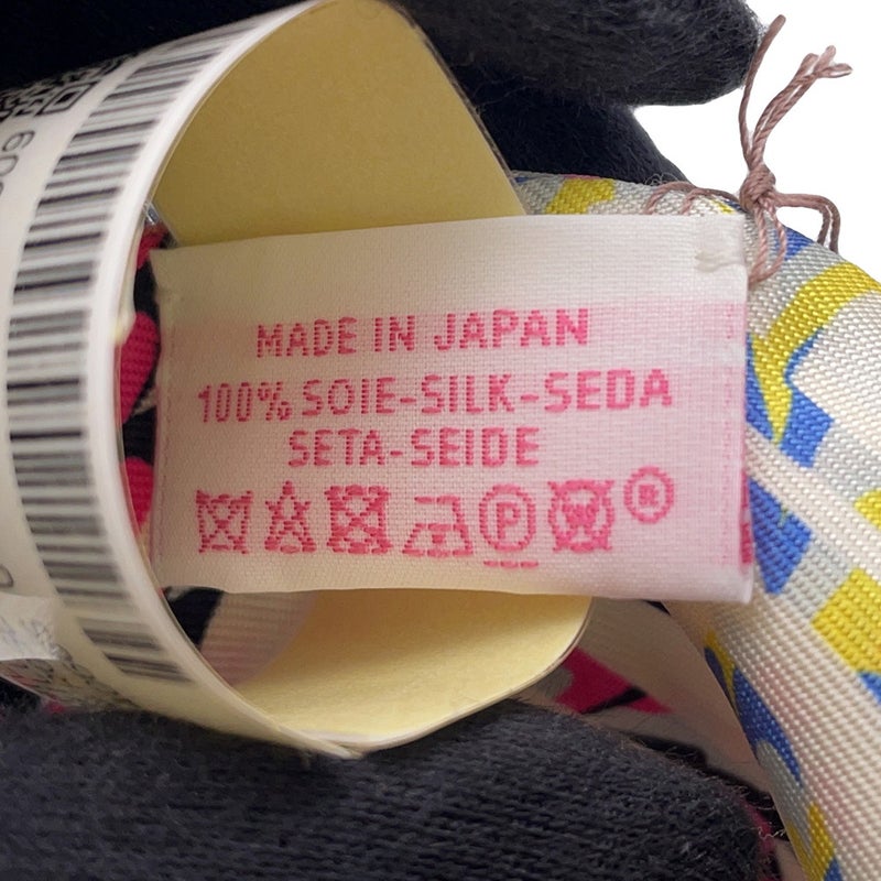 エルメス スカーフ ツイリー マーブルシルク エクスリブリス EX-LIBRIS HERMES シルクツイル 京都マーブル