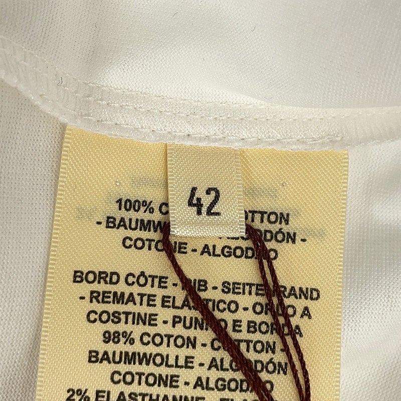 エルメス Tシャツ アノー・フィネス プリント コットン レディースサイズ42 HERMES トップス 白