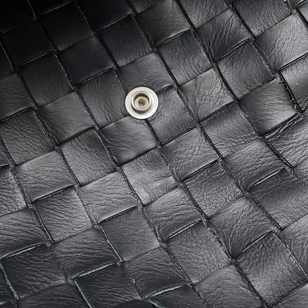 ボッテガヴェネタ リュック イントレチャート バックパック レザー 653118 BOTTEGA VENETA 黒 メンズ